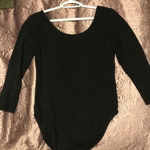black bodysuit